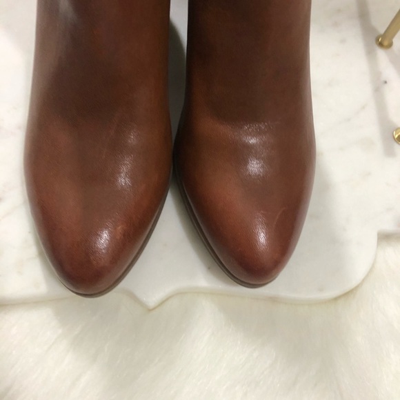 Frye Judith Leather Zip Up Booties - Picture 4 of 6